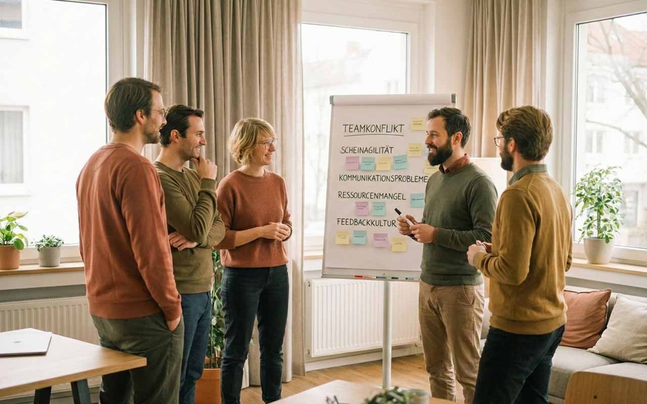 Support-Team arbeitet gemeinsam